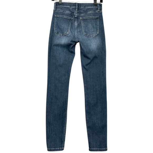 Just USA Blue 5 Pocket Stretch Soft Skinny High‎ Rise Slim Fit Jeans Type Size 6 - Picture 2 of 8